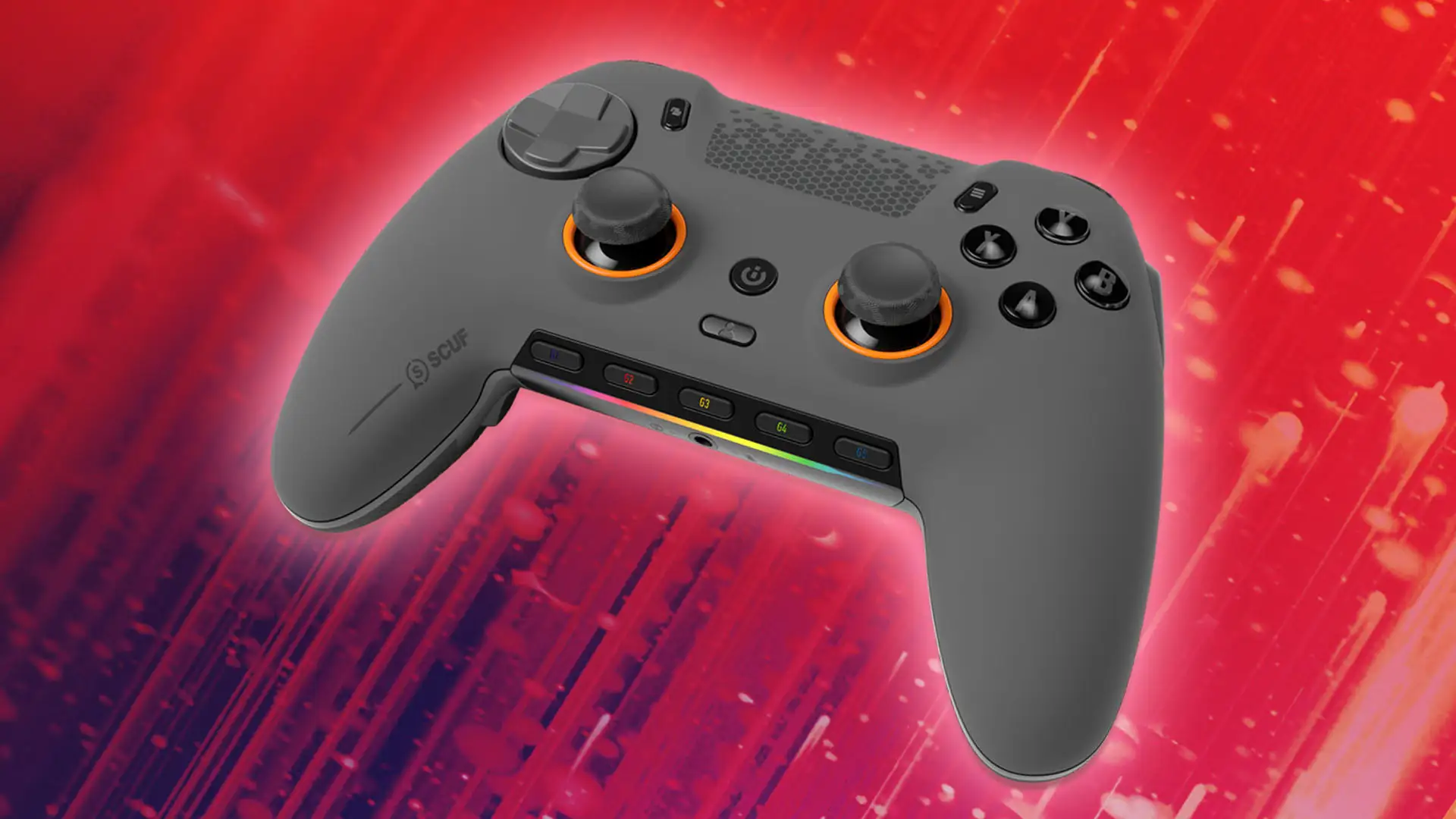 SCUF Envision Pro Steel Grey side buttons and paddles