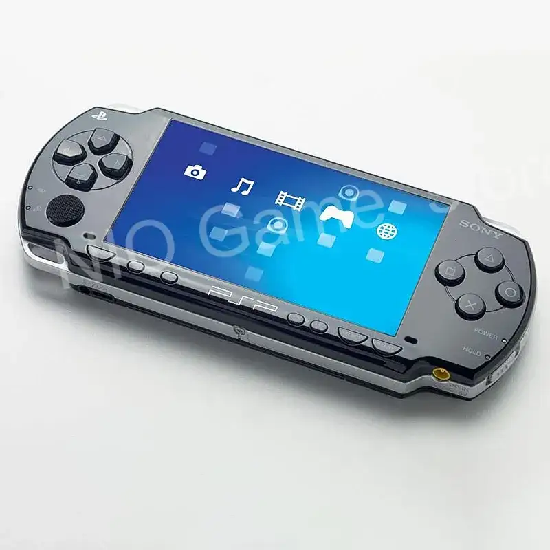 Sony PSP 3000 Blue gaming console with accessories