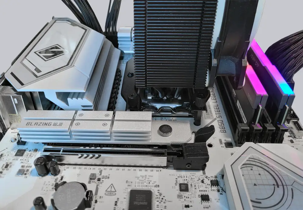 ASRock B850 Steel Legend WiFi 7 retail box and accessories
