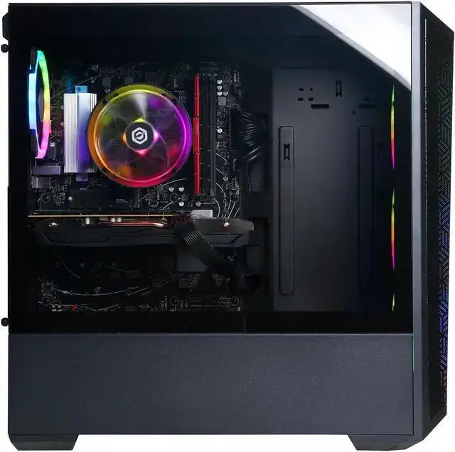 CyberPowerPC Gamer Master RGB case with tempered glass