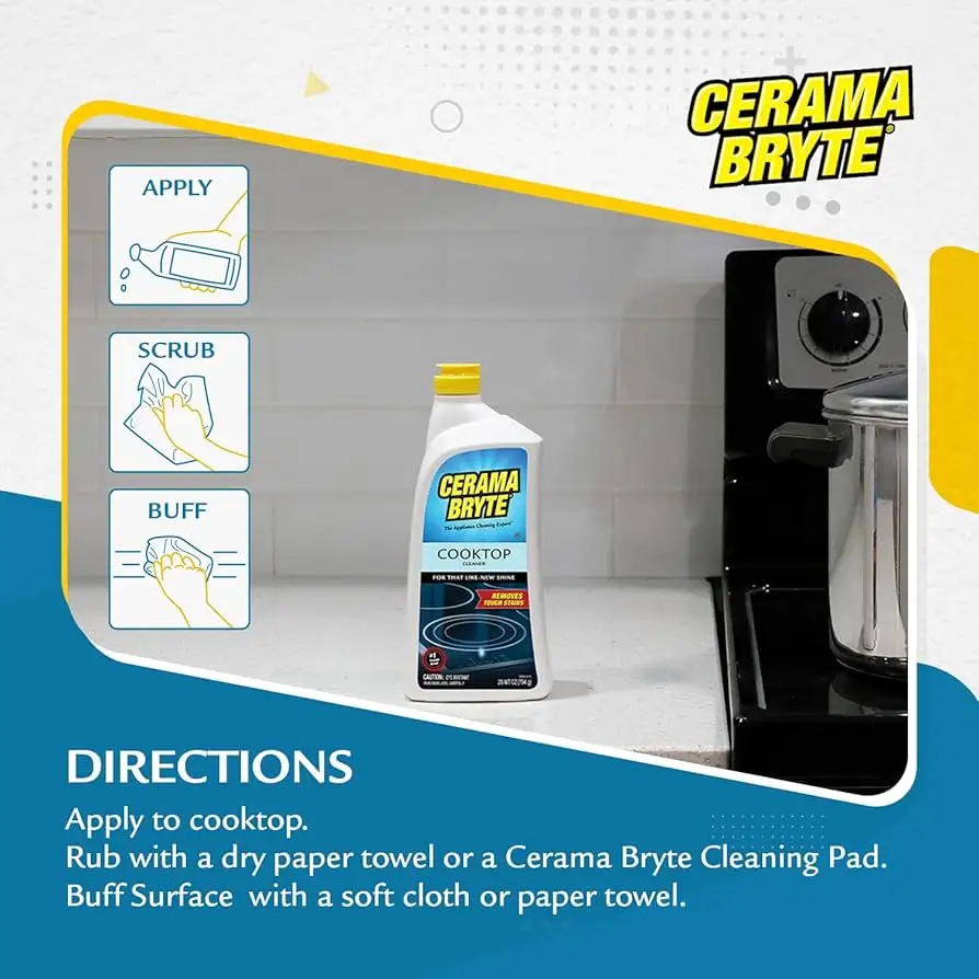 Cerama Bryte cooktop cleaner kit product image
