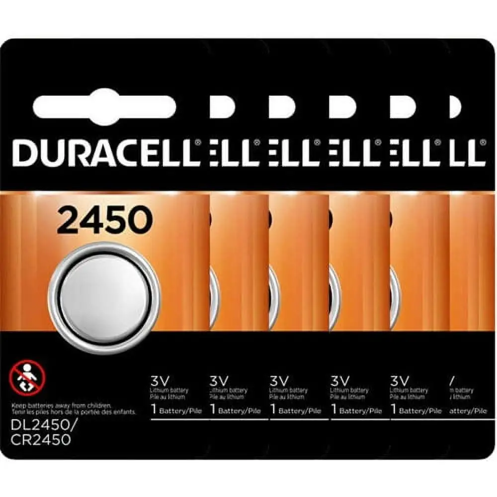 Duracell 2450 battery pricing comparison chart