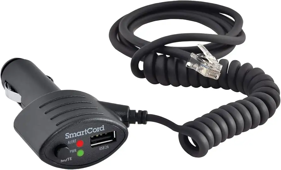 Escort Cobra SmartCord product with mute button