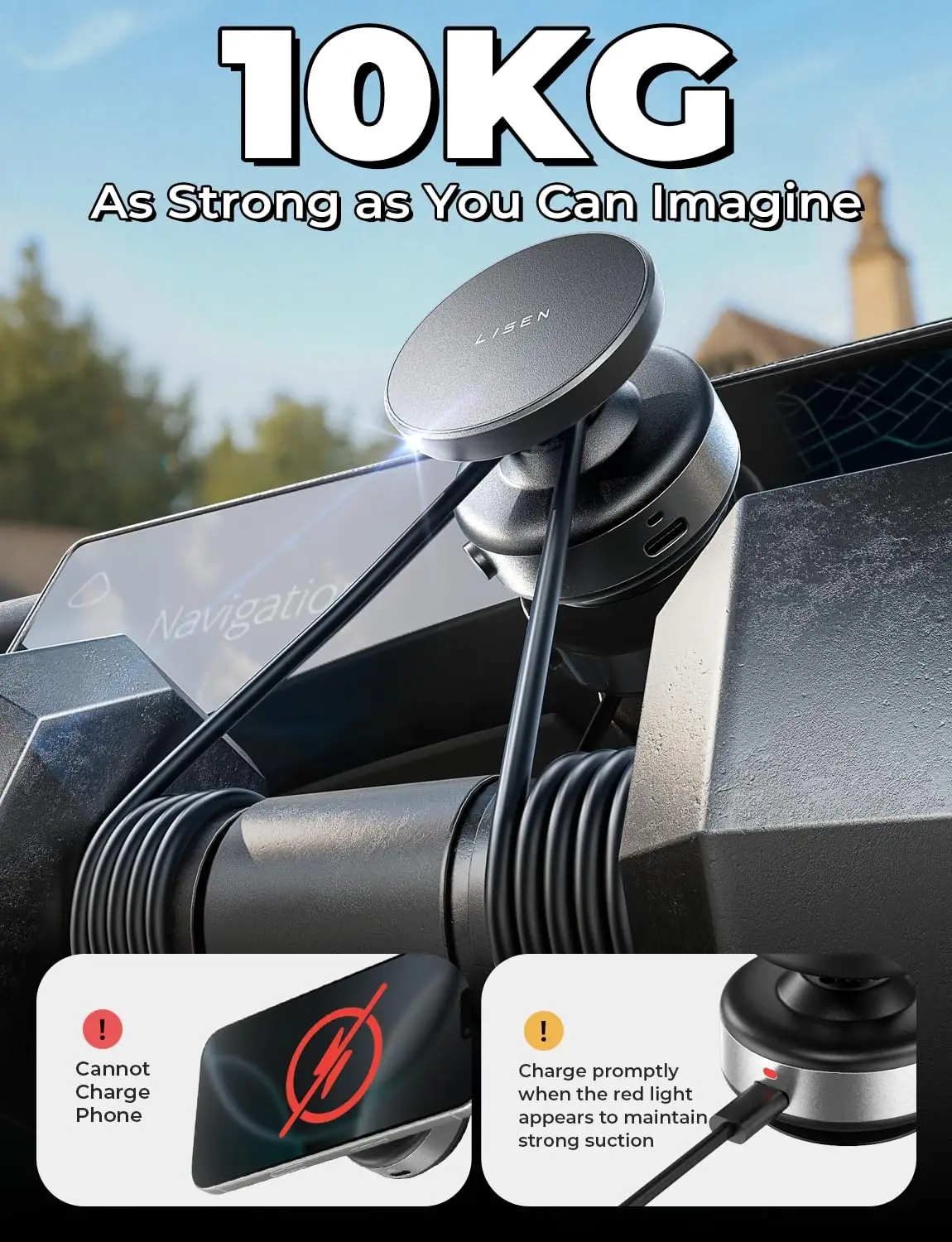 LISEN MagSafe car mount pricing and value details