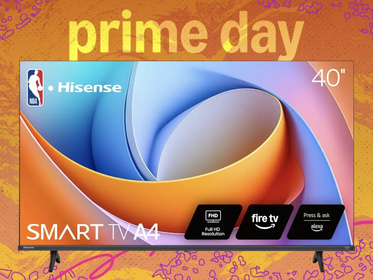 Hisense A4 32-Inch Fire TV displaying sports mode