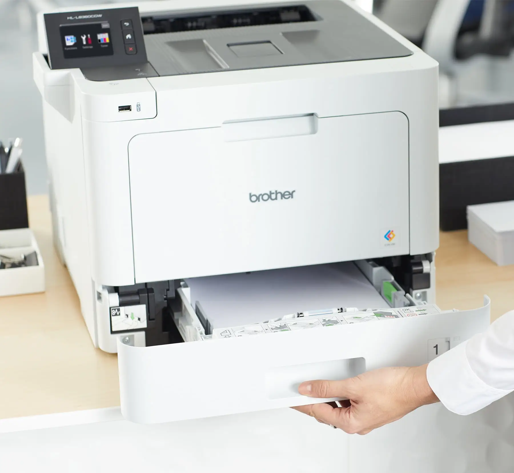 Brother HL-L8360CDW color laser printer front view