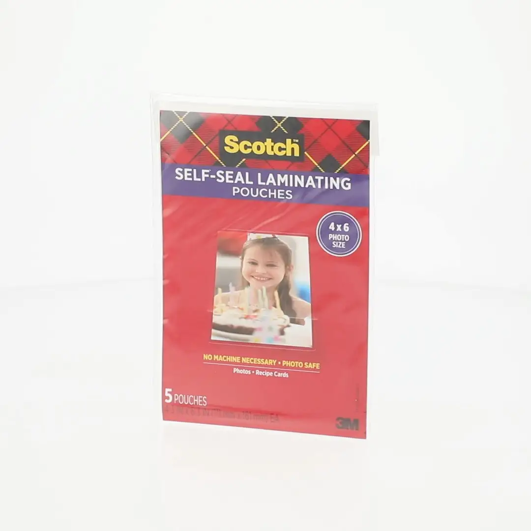 Scotch Self-Sealing Laminating Pouches product display