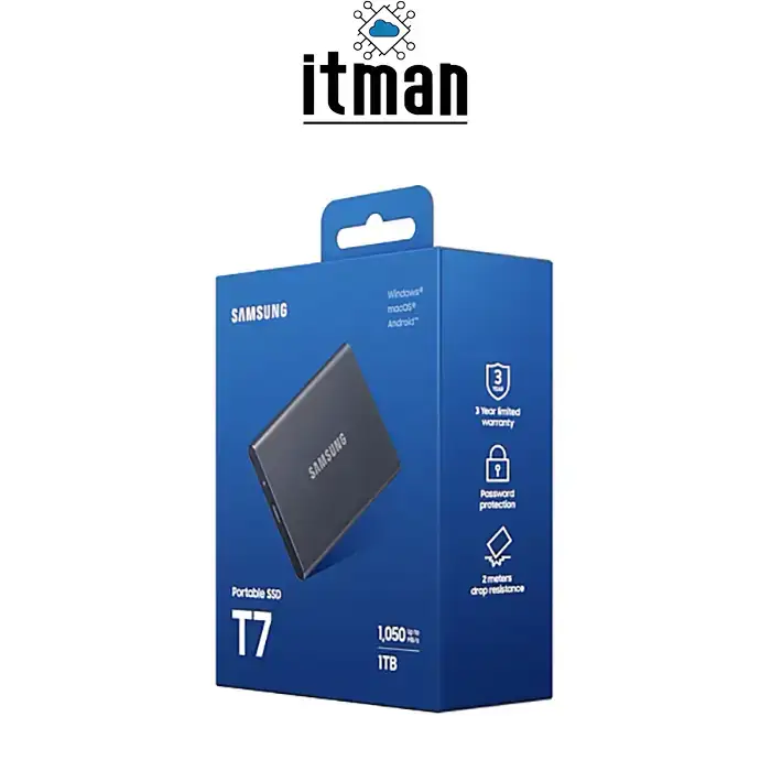 Samsung T7 Portable SSD 1TB compact fast storage