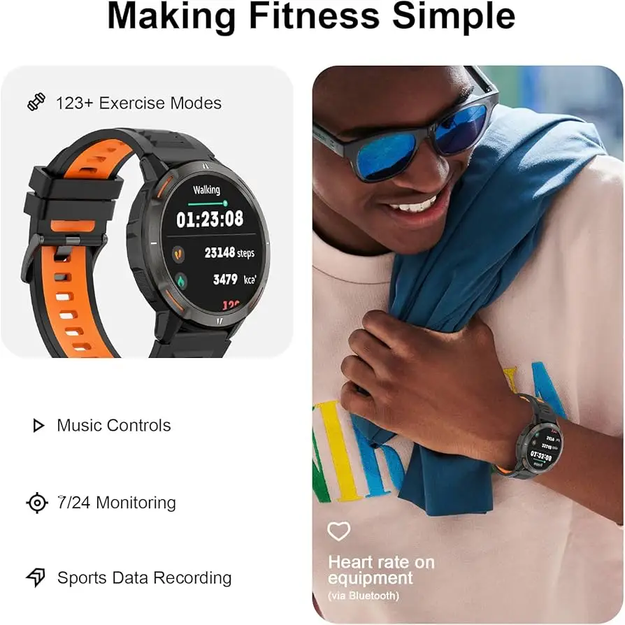 Fila Smart Watch product photo with touchscreen