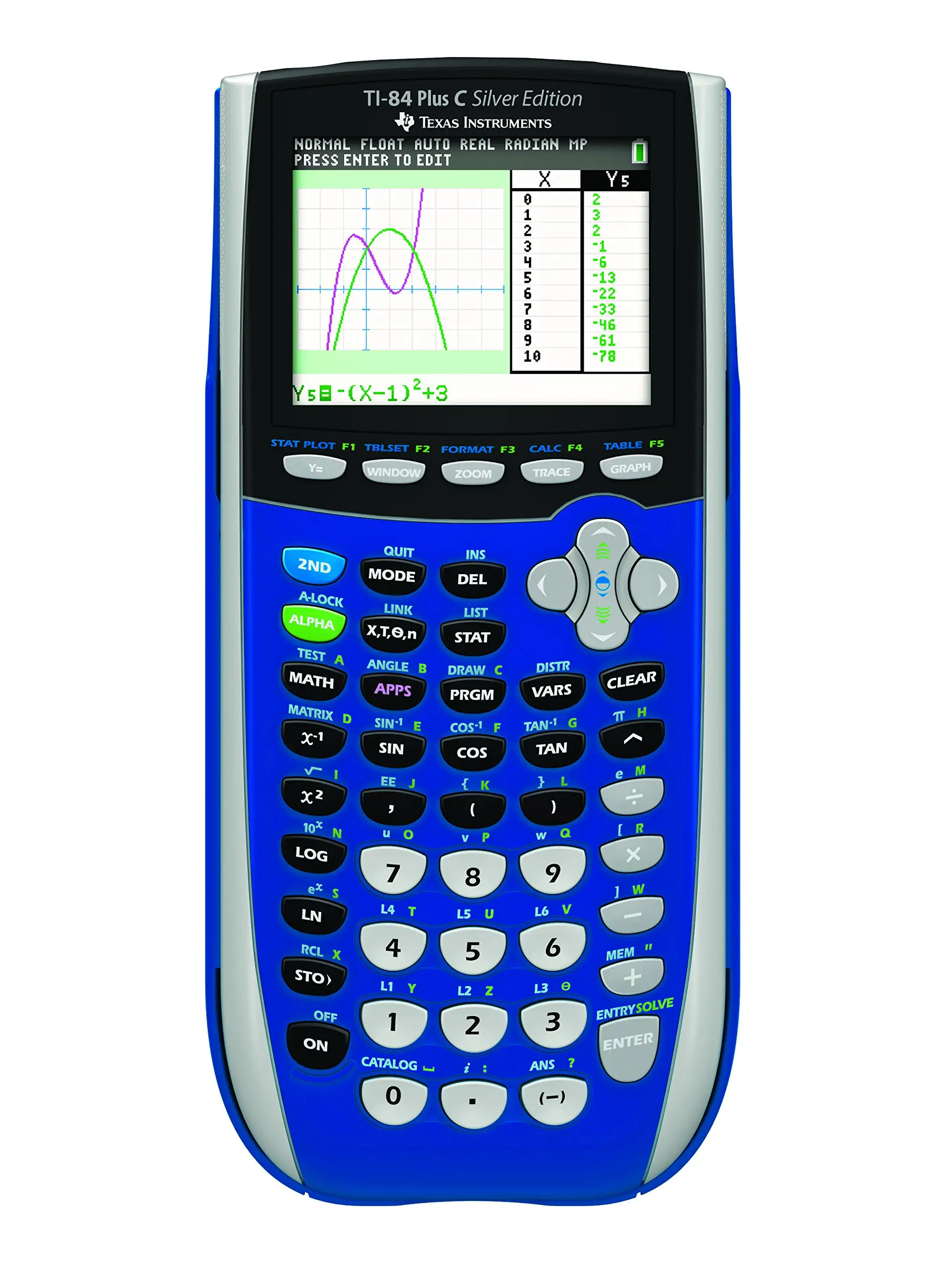 TI-84 Plus C Silver Edition yellow EZ-Spot school model