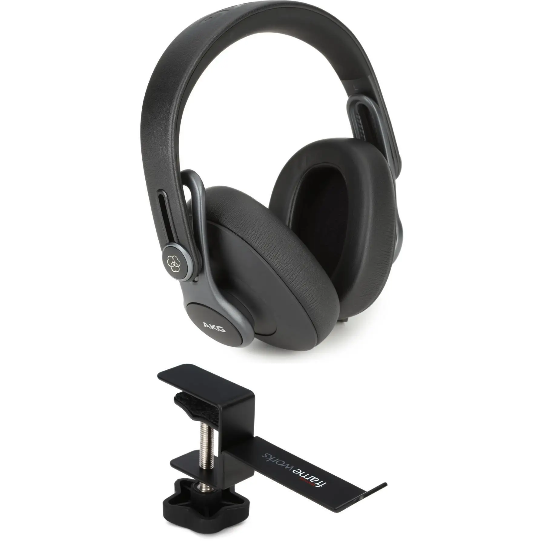 AKG K371 product bundle with cables and case