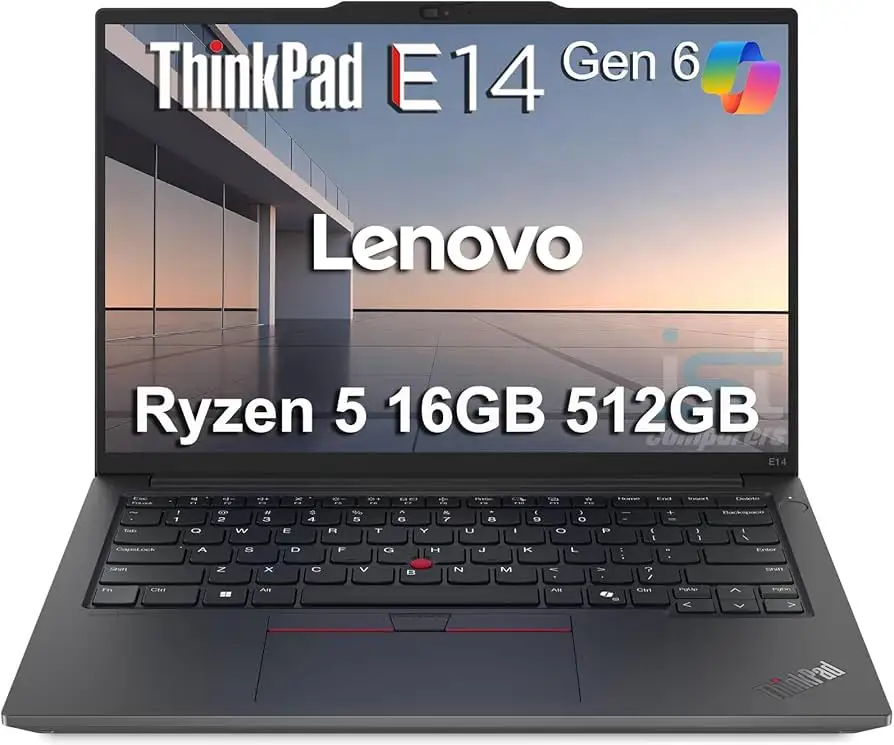 Lenovo ThinkPad E14 Gen 6 keyboard close-up