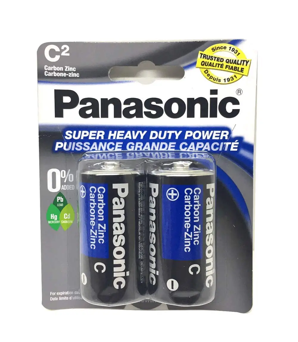 Panasonic Super Heavy Duty D Batteries Review: 7.4/10
