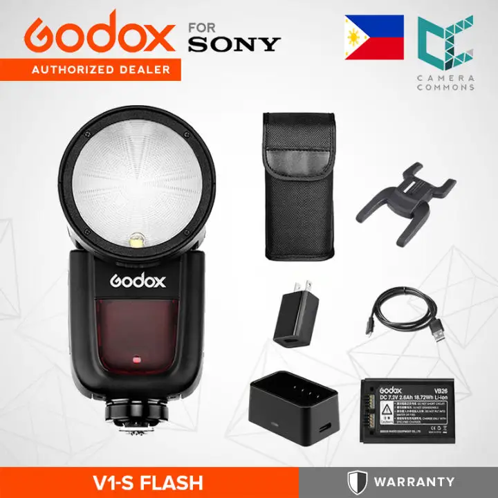 Godox V1 Pro S Sony flash with accessories bundle