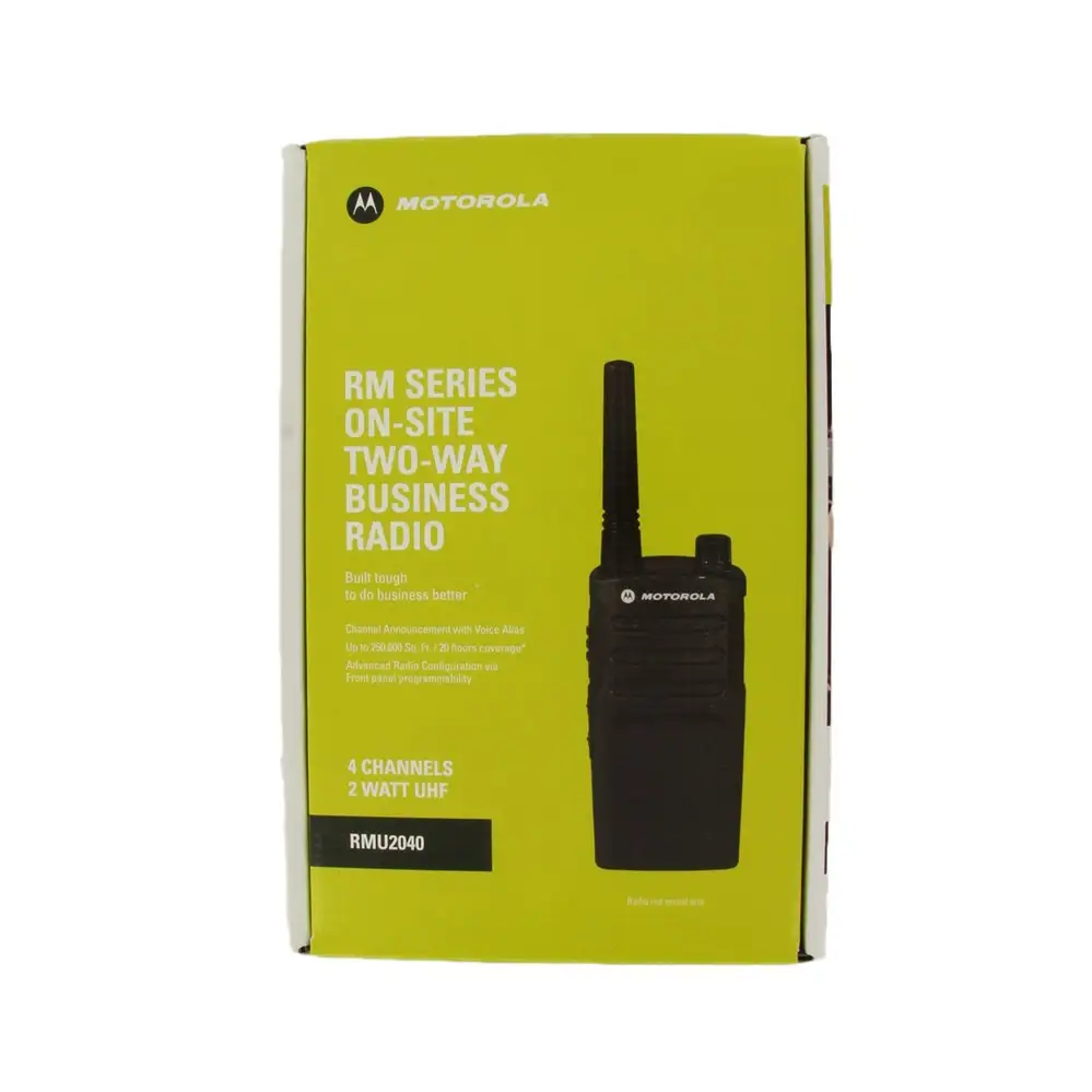 Motorola RMU2040 Review: Durable Work Radio with Mixed Range