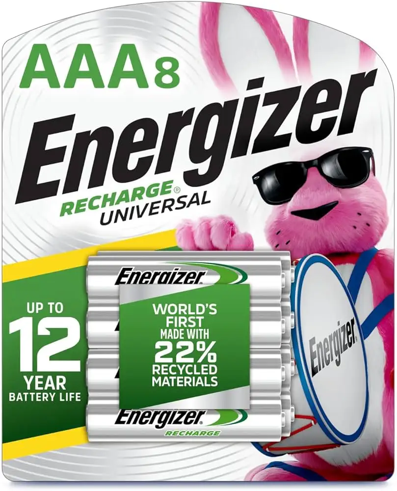 Energizer AAA Rechargeable Batteries high-drain device use
