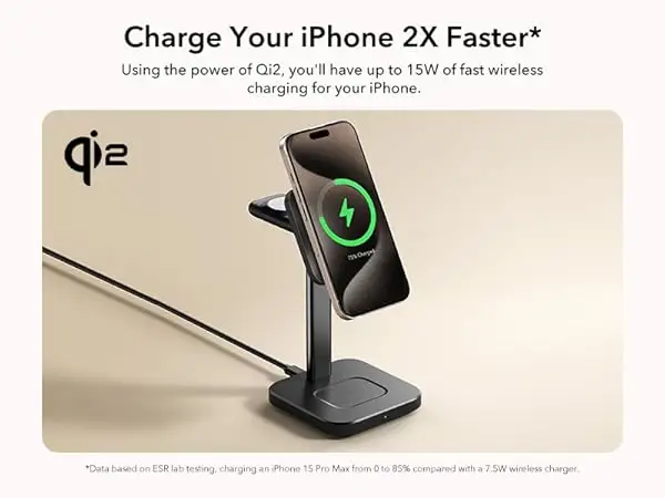 ESR Qi2 3-in-1 charging station final verdict view