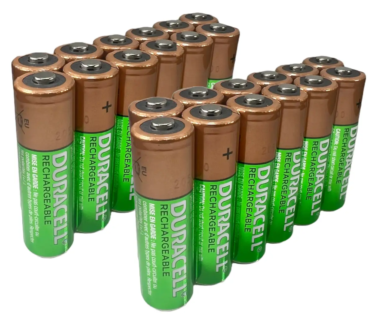 Duracell AA NiMH Rechargeable Batteries 24 Pack FedEx shipping