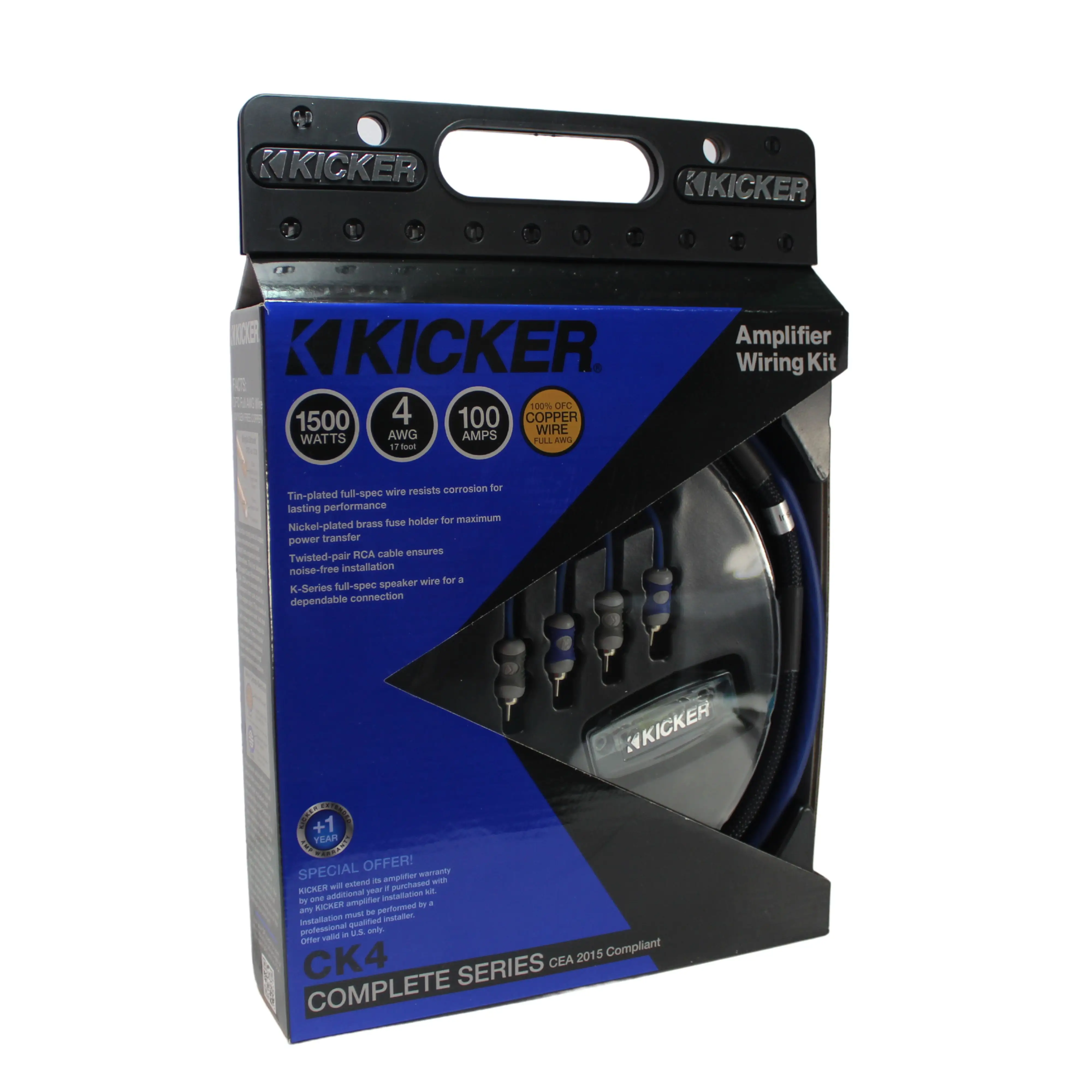 Complete Kicker CK4 kit components displayed