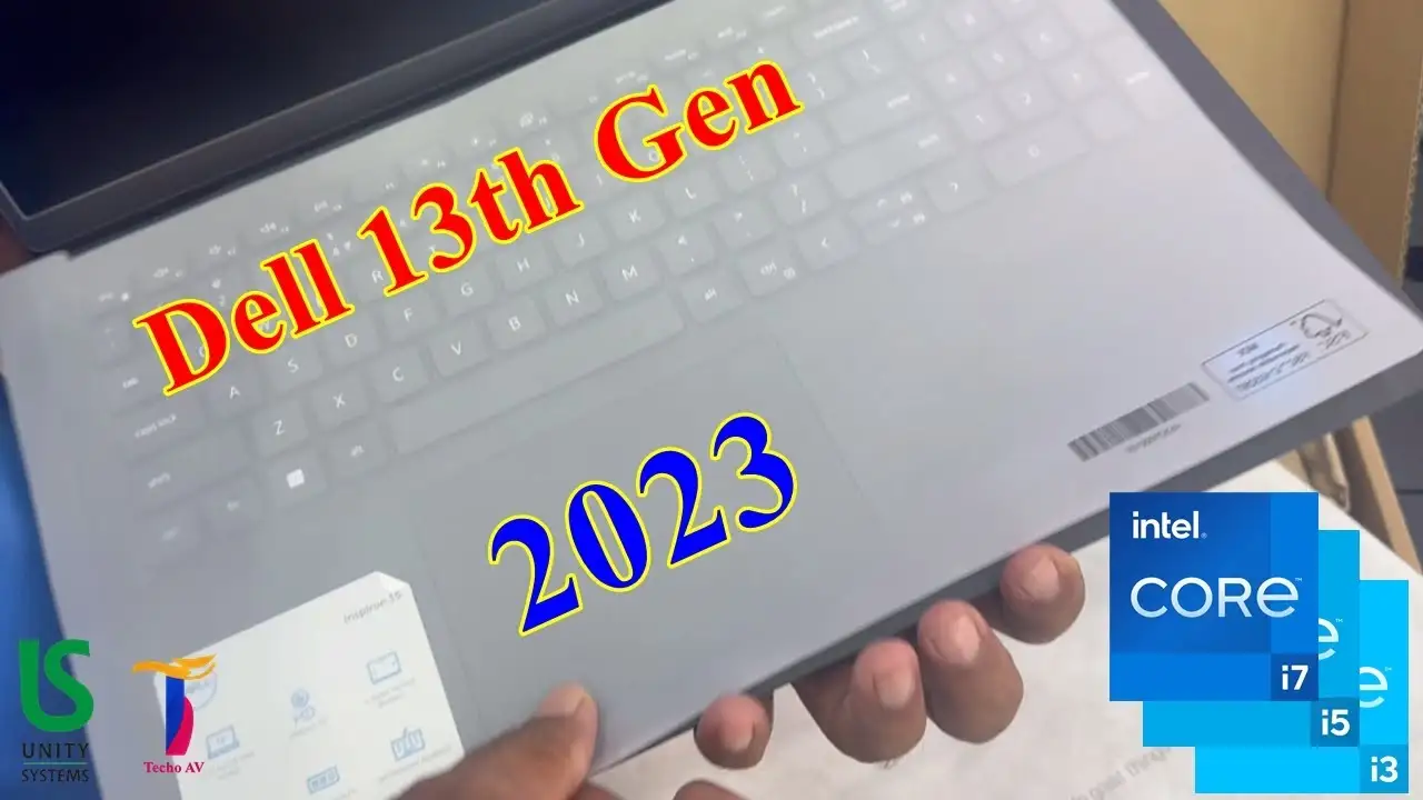 Dell Inspiron 15 3530 laptop full view with keyboard