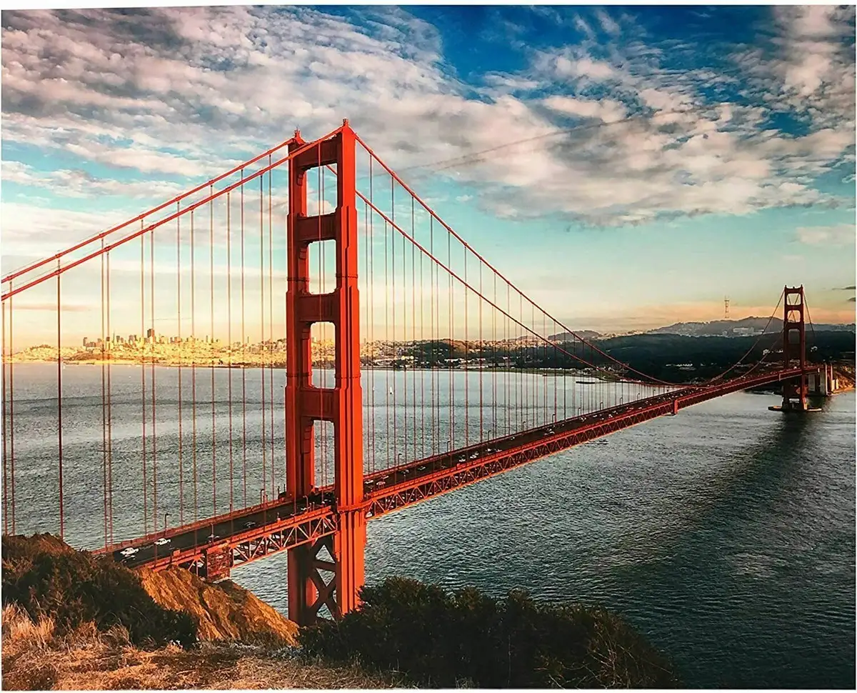 Buffalo Games Golden Gate Bridge puzzle missing pieces example