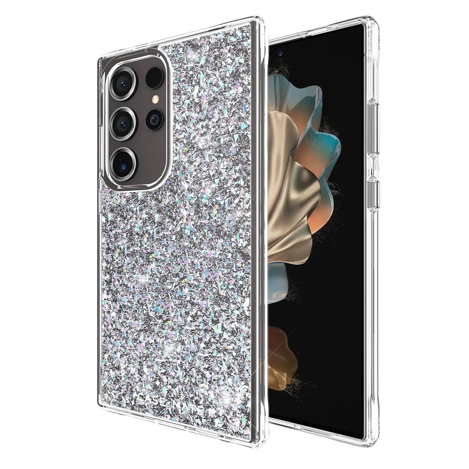 Case-Mate Galaxy S24 Ultra Twinkle Disco showing bulk