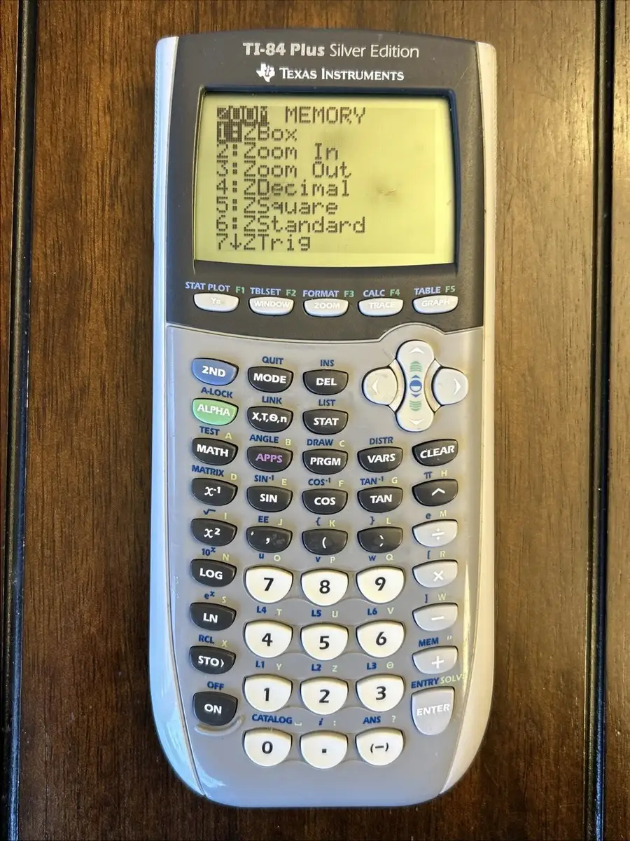 TI-84 Plus Silver Edition calculator price listing screenshot
