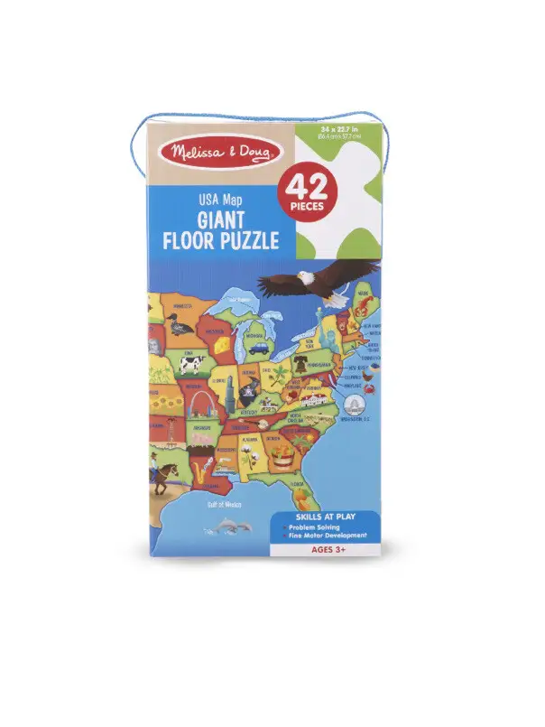 Melissa & Doug USA Map Floor Puzzle Review: Worth It?