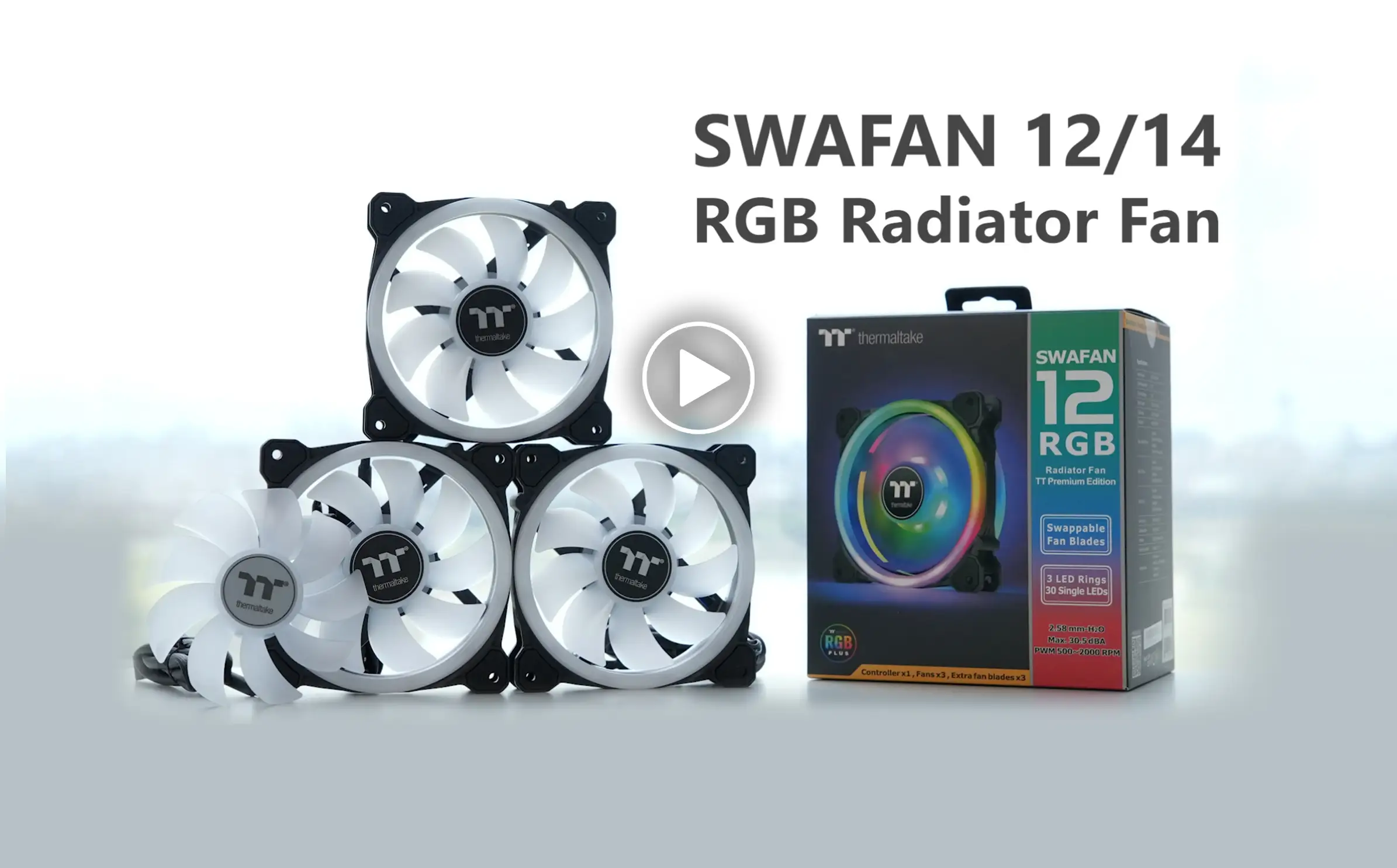 Thermaltake SWAFAN EX 12 ARGB compared to Corsair fan
