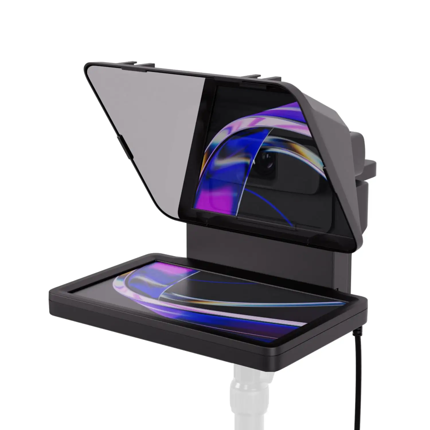 Elgato Prompter product showing adapters and accessories