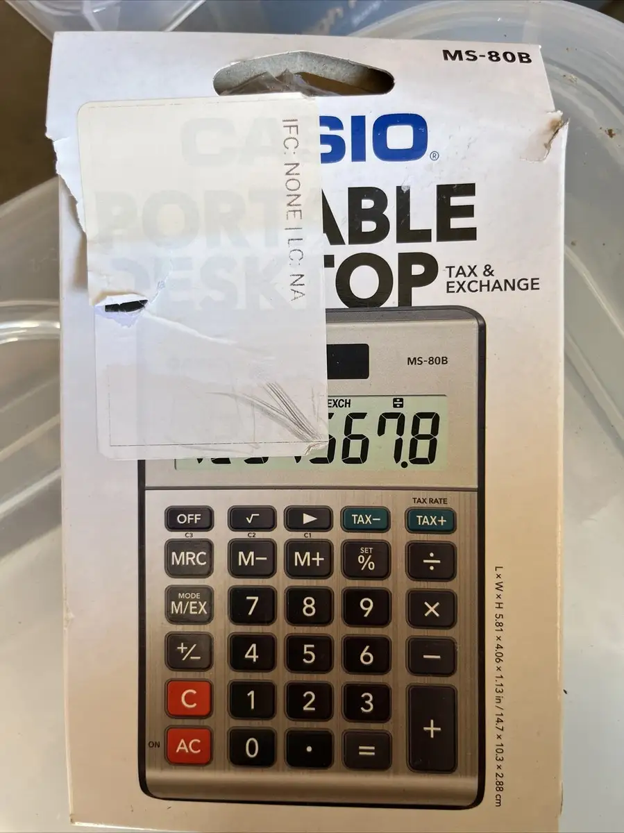 Casio MS-80B Calculator Review: Durable Desk Essential