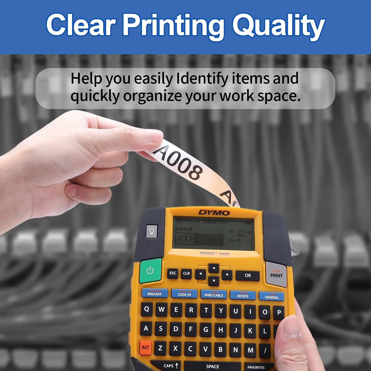 DYMO Rhino 4200 label maker alternative models comparison