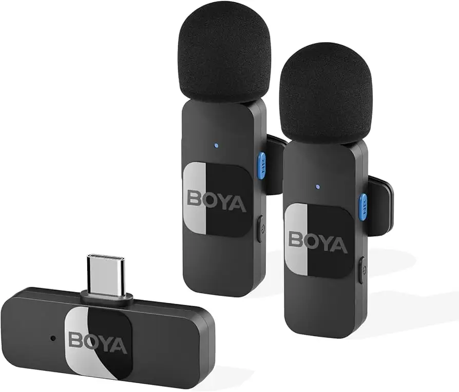 BOYA Wireless Lavalier Microphone close-up view
