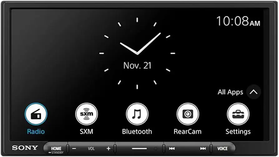 Sony XAV-AX6000 product photo highlighting design