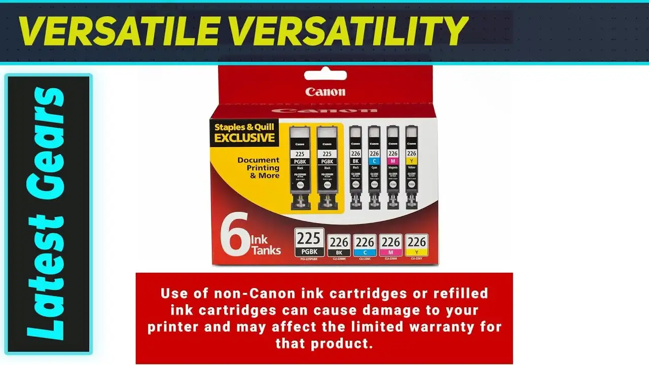 Canon PGI-225/CLI-226 Value Pack Review: Conditional Buy
