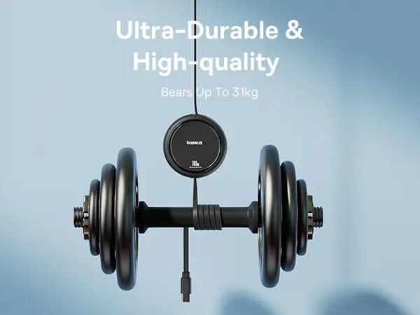 Baseus USB-C car charger with retractable cable