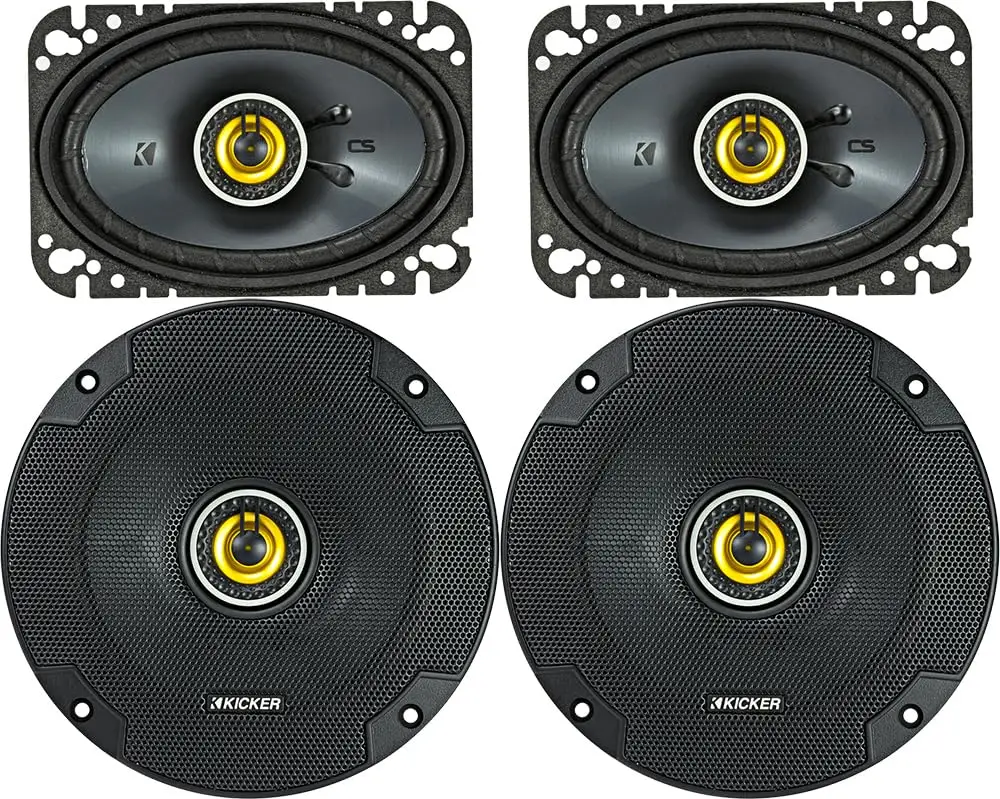 KICKER CS 6.5 and 4x6 package alternatives and value
