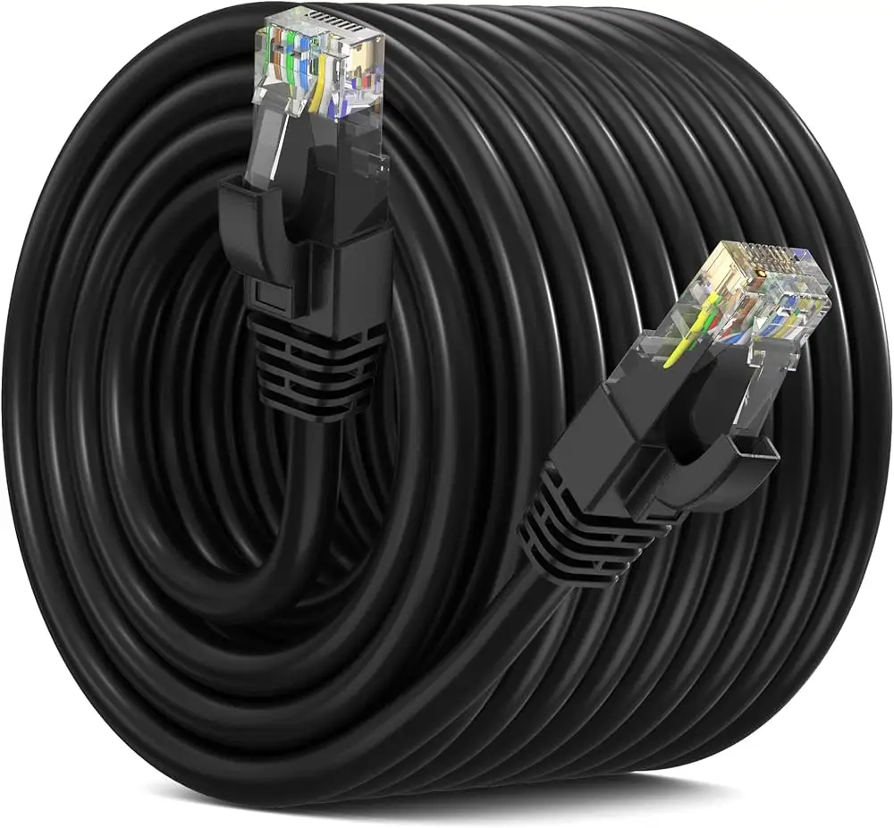 Amazon Basics Cat 6 Ethernet Cable close-up view