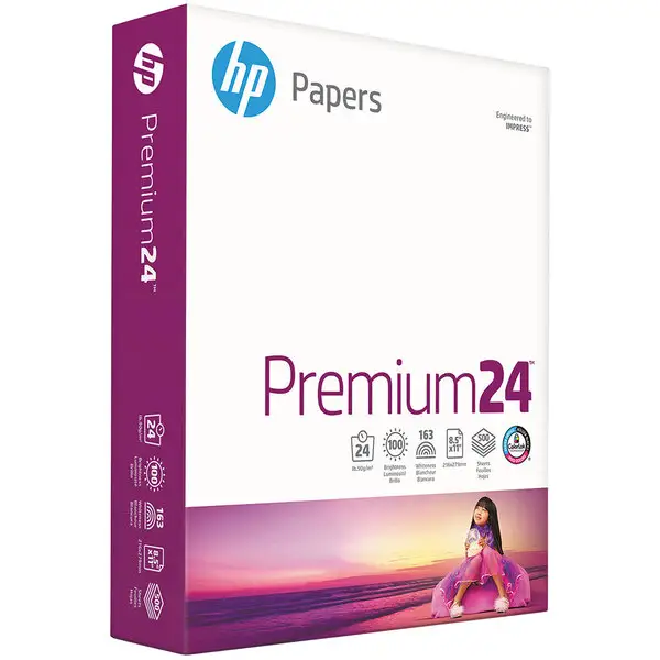 HP Printer Paper packaging and product display
