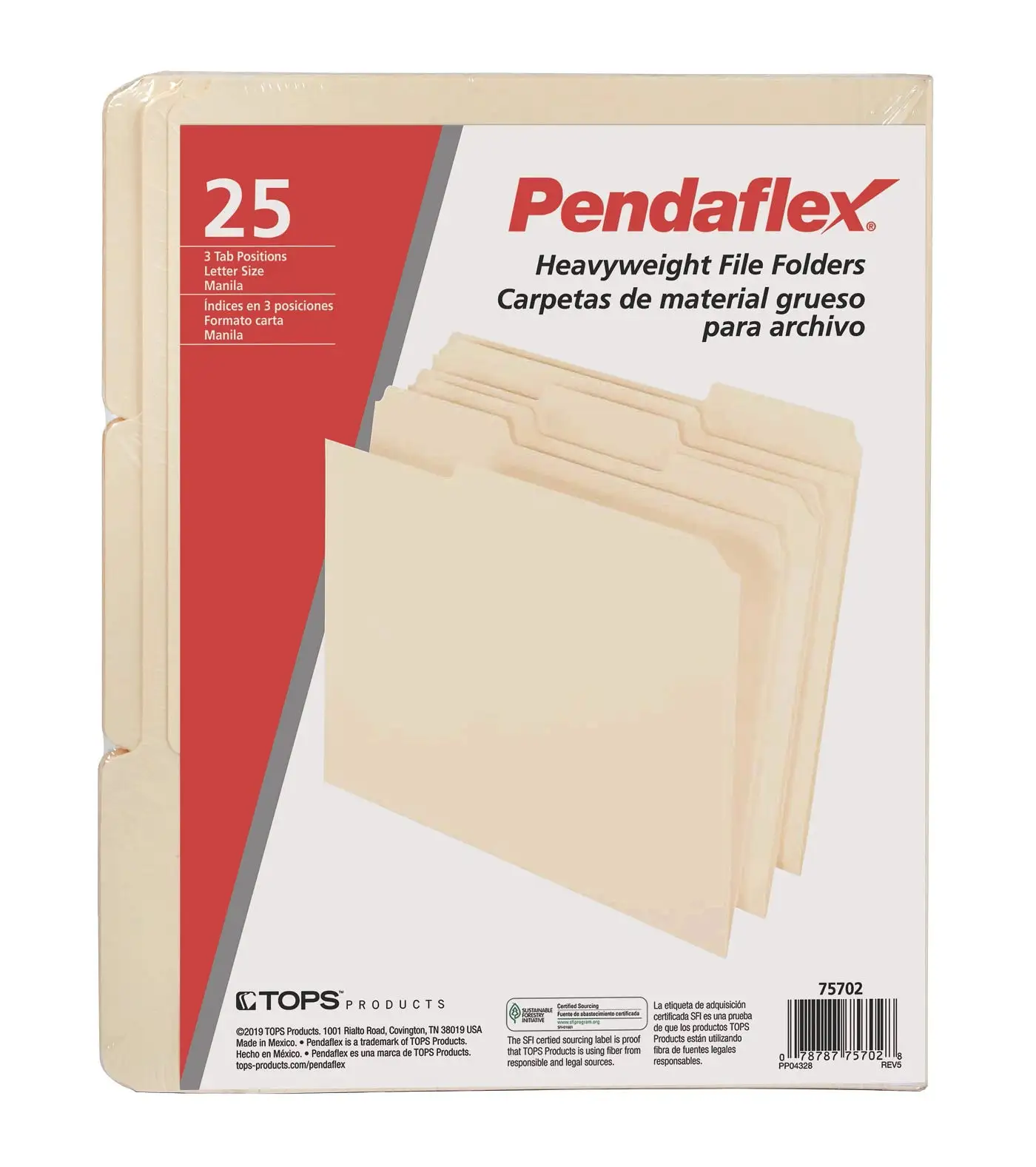 Pendaflex file folders letter size classic manila