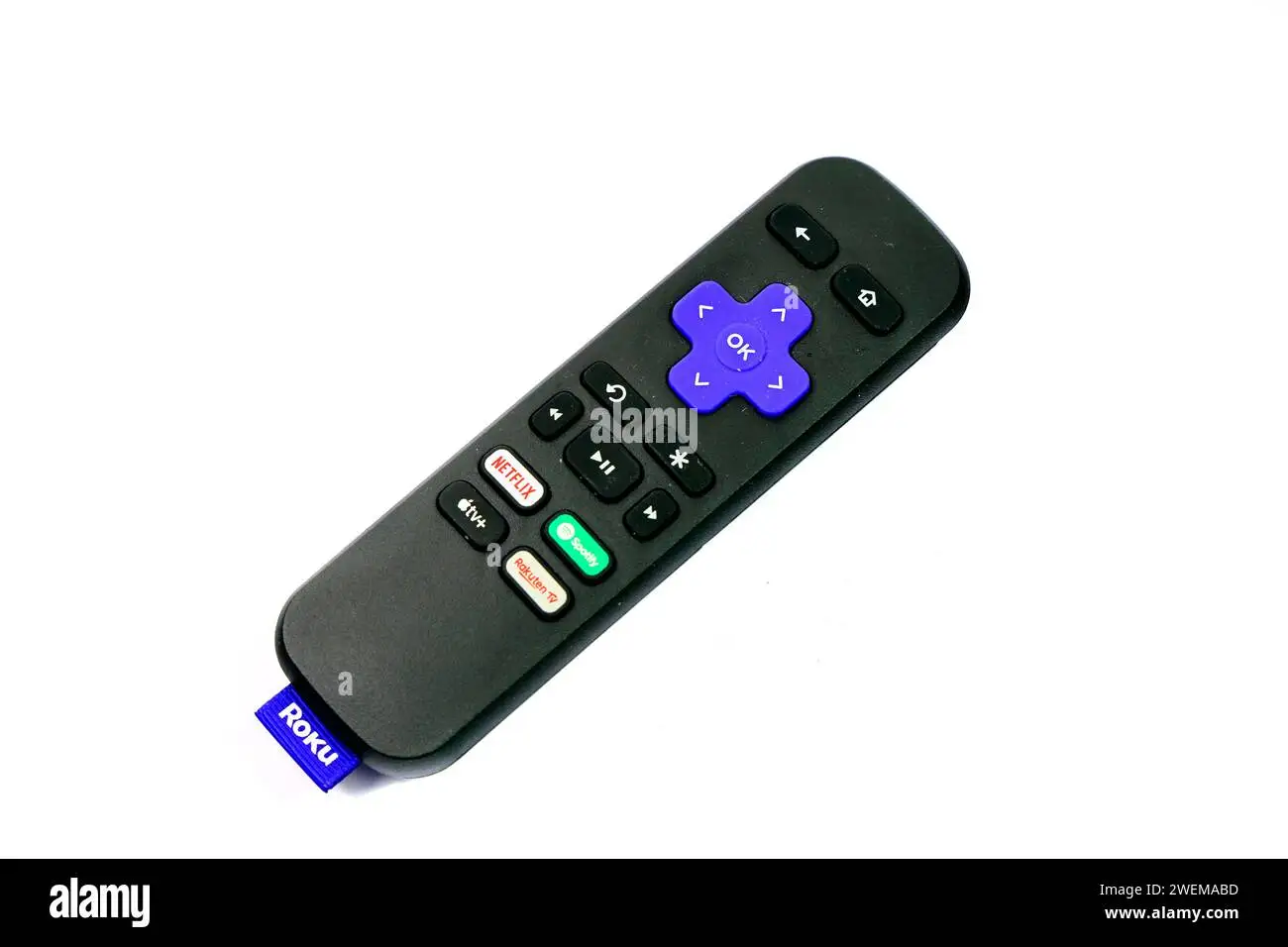 Roku TV Remote showing button wear issues