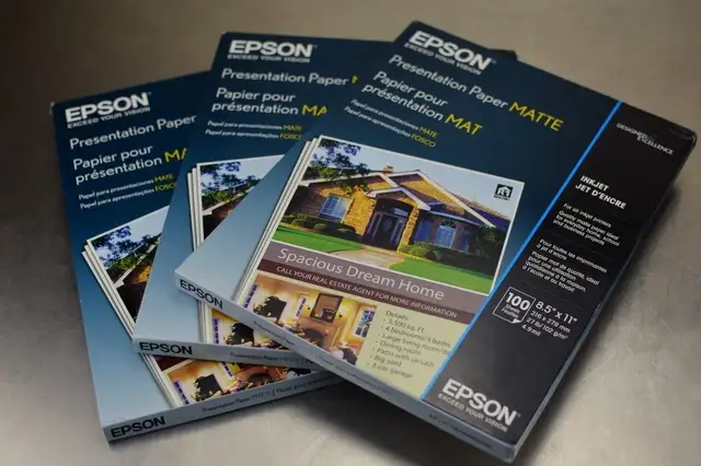 Epson Premium Matte Paper packaging close-up