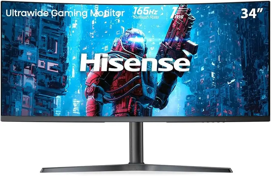 MSI MAG401QR monitor desk setup view
