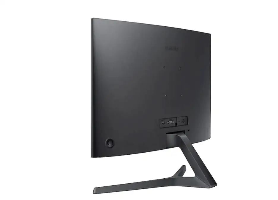 Samsung LC24F390FHNXZA curved gaming monitor side view