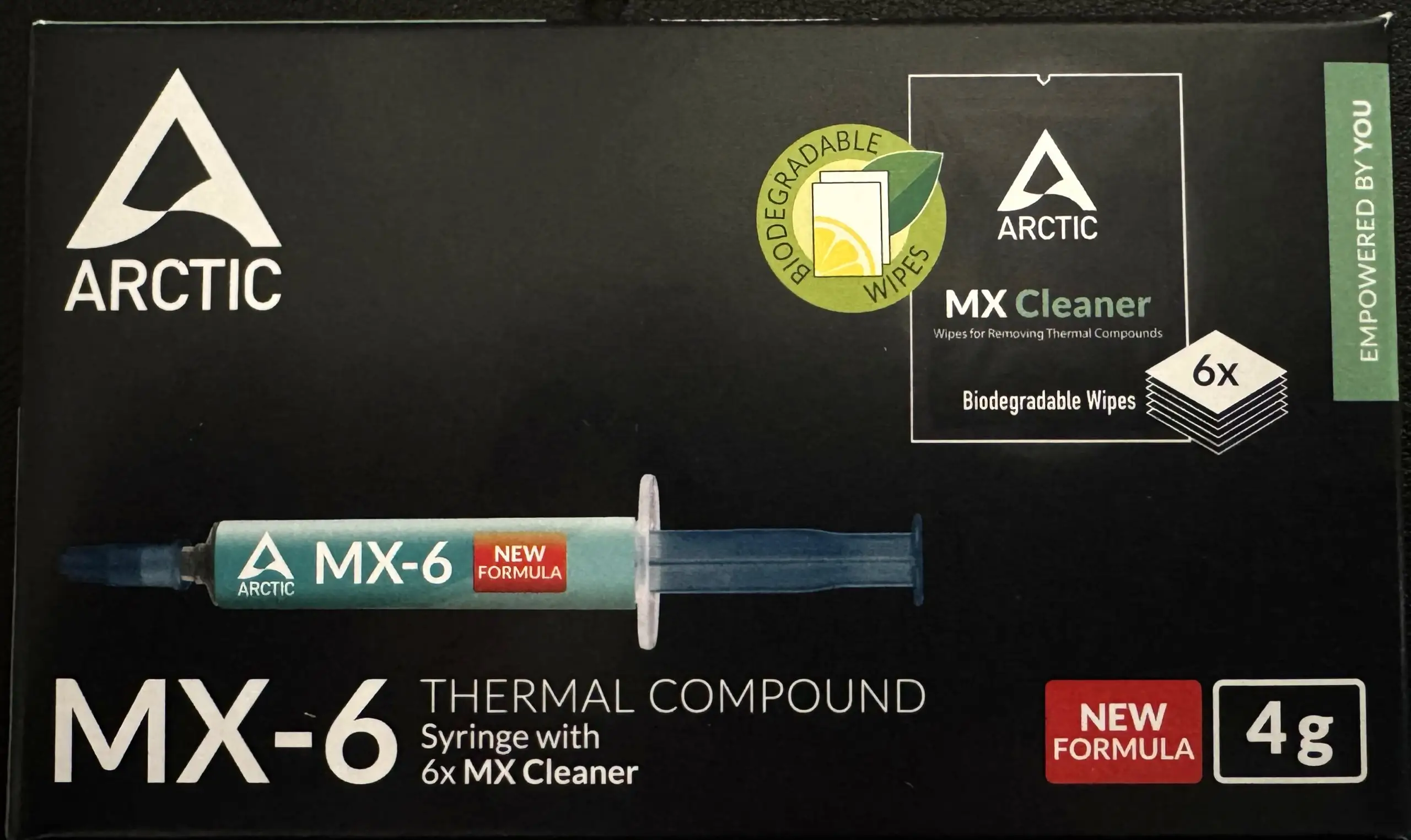 ARCTIC MX-6 thermal paste product packaging