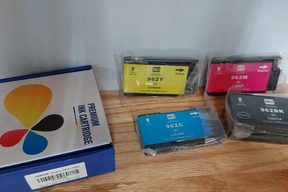 HP 962XL ink cartridges cross-platform consensus graphic