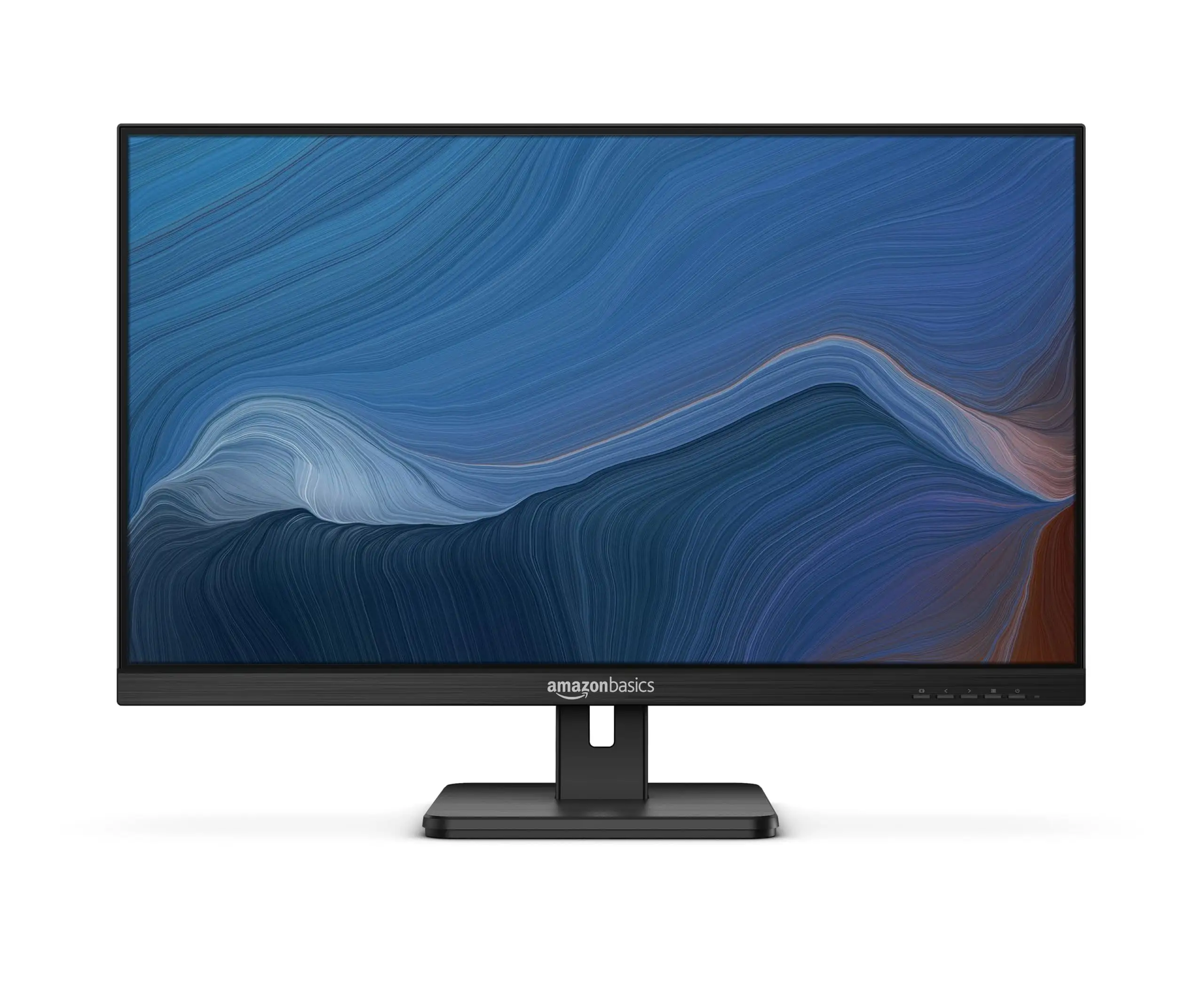 Amazon Basics IPS Monitor side view showing ports