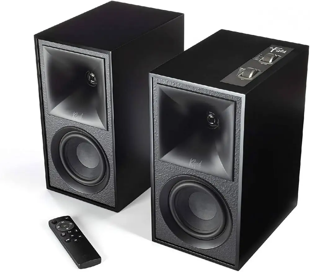 Klipsch The Fives bookshelf speakers soundstage bass extension
