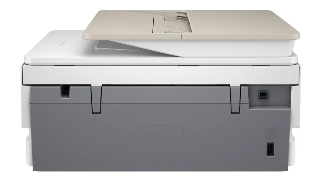 HP ENVY Inspire 7958e front view with photo tray