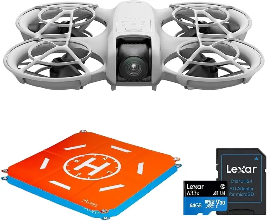 DJI Neo Mini Drone in outdoor flight demonstration